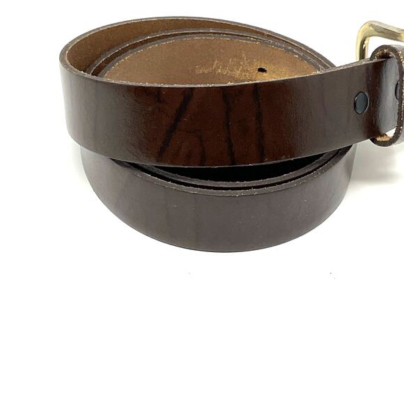 Vintage Oil Tan Leather Belt - Picture 2 of 3